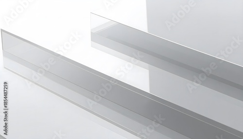 Abstract geometry in translucent material