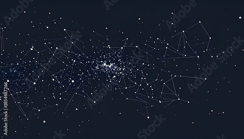 Constellation of connected nodes on dark