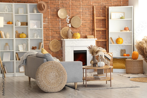 Interior of living room wit...