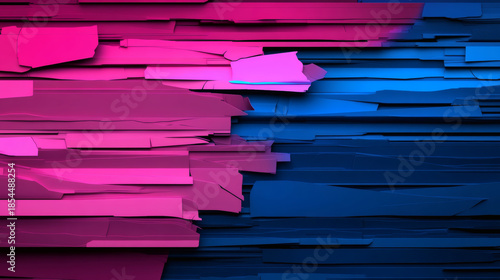 Wallpaper Mural Abstract background texture geometric pink blue gradient digital modern design abstract background texture with geometric pink blue gradient layer creating modern digital design and dynamic Torontodigital.ca