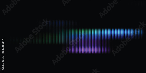 Sound wave equalizer audio spectrum visualizer