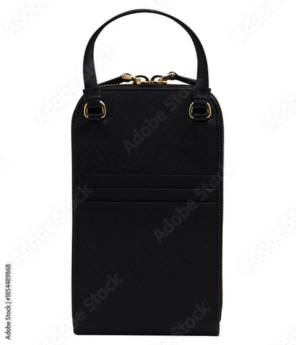 Image of a handbag for fashion on transparent background