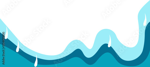 Blue Sea Water Corner