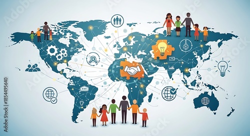 Global Network of People and Technology Connecting the World.