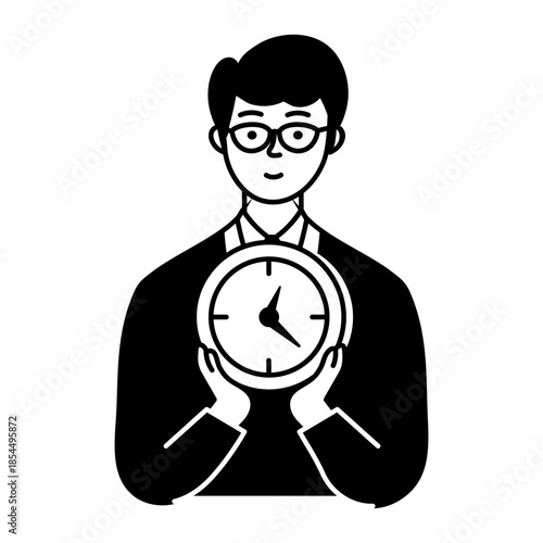 Hand drawn style illustration depicting job portal