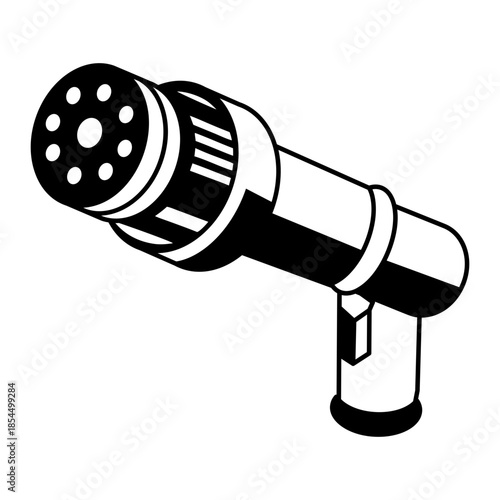 Hand drawn style illustration depicting nano device