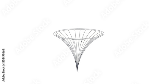 parachute isolated on white background