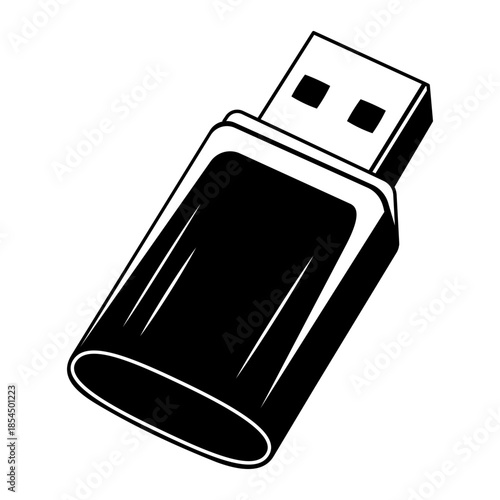 A doodle style illustration depicting a cb radio