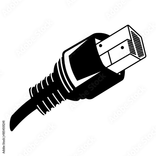 A doodle style illustration depicting a cb radio