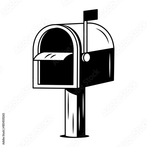 A doodle style illustration depicting a cb radio