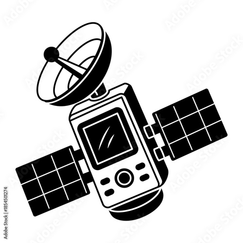 A doodle style illustration depicting an intercom speaker