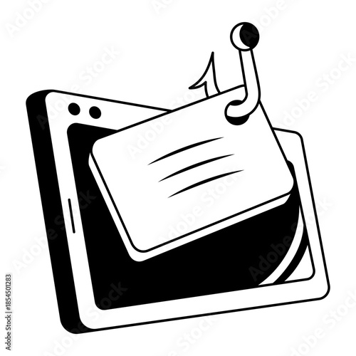 A doodle style illustration depicting an intercom speaker