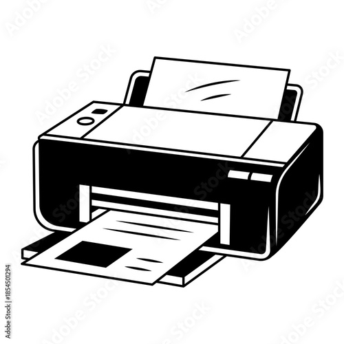 A doodle style illustration depicting a headset