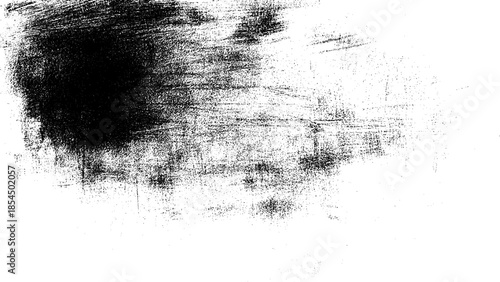 Black and white grunge urban texture vector with copy space. Abstract illustration surface dust and rough dirty wall background with empty template. Distress or dirt and damage effect concept. vector