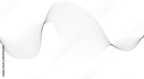 Frequency Sound, and Data Science Creating New Possibilities in Design. The Dynamic Interaction of Business and Technology: Abstract Wave Lines. 