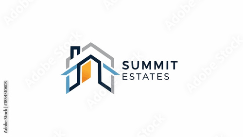 Summit Estates Logo Design for Real Estate Business.