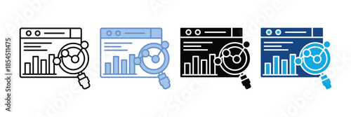 Data Insight   Icon Set Multiple Style Collection
