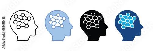 Data Intelligence  Icon Set Multiple Style Collection