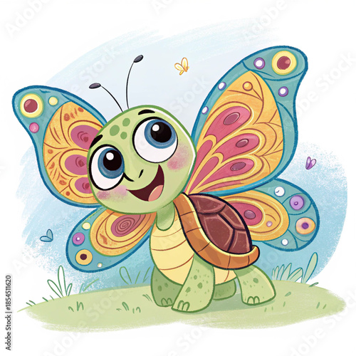 butterfly and flowers