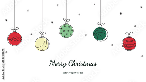 hanging Christmas balls