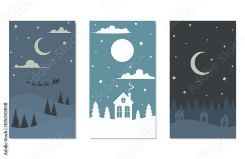 winter minimalist posters