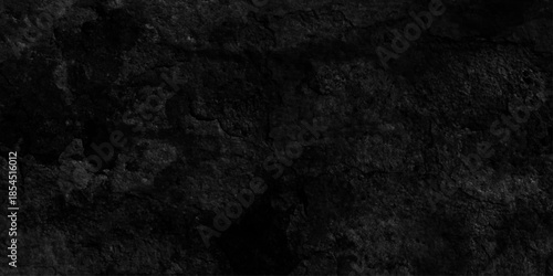 Black Ink splatter brush stroke on white halftone dots abstract, texture abstract black charcoal wall Stone concrete grungy backdrop background, distressed rough black cracked wall slate texture wall.
