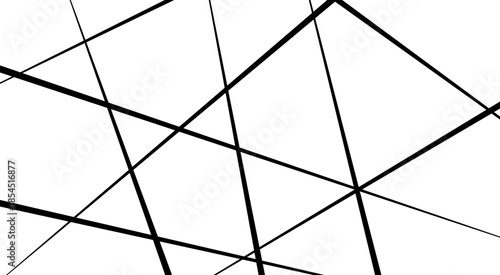 Random chaotic lines abstract geometric patterns of modern design. Random geometric line pattern on a transparent background.