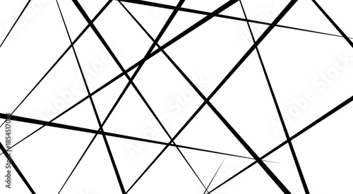 Random geometric line pattern on a transparent background. Random line low poly pattern. abstract seamless line vector. 