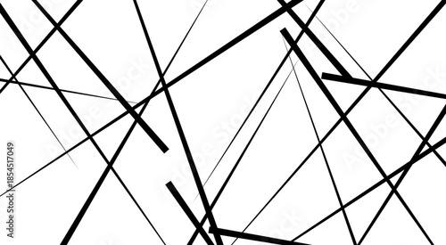 Random geometric line pattern on a transparent background. Random line low poly pattern. abstract seamless line vector. 