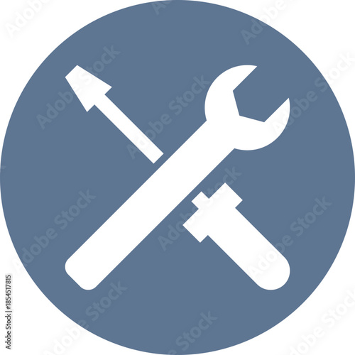 Maintenance icon for data base network, business, website, application, printing, document, poster design, etc