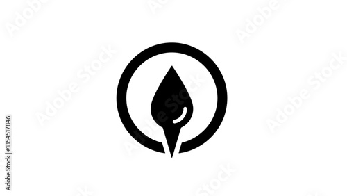 vector illustration of a burning candle