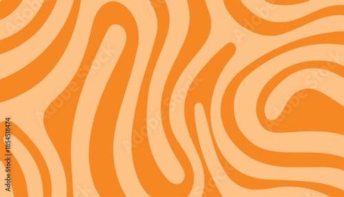 Vector background with colorful and gradient wavy lines pattern, abstract decoration