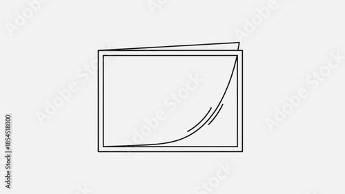 vector illustration of a picture frame