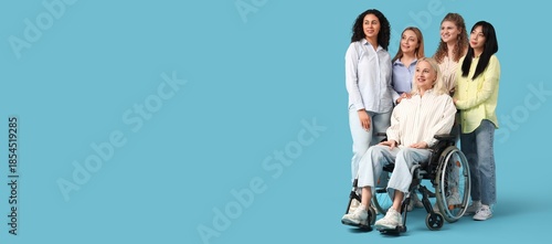 Group of beautiful women on...