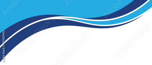 Abstract blue banner background. Graphic design banner pattern background, abstract decoration