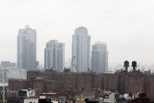 water tower reservoir in the city