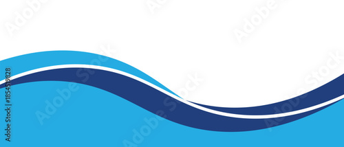 Abstract blue banner background. Graphic design banner pattern background, with a modern concept style