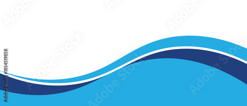 Abstract blue banner background. Graphic design banner pattern background, vector illustration