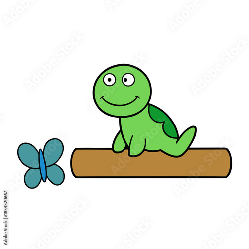 funny cartoon turtle