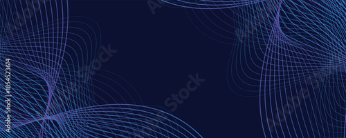 Abstract background design with diagonal blue and pink or purple line pattern. Vector horizontal format for digital luxury business banner, contemporary cover, luxury premium.