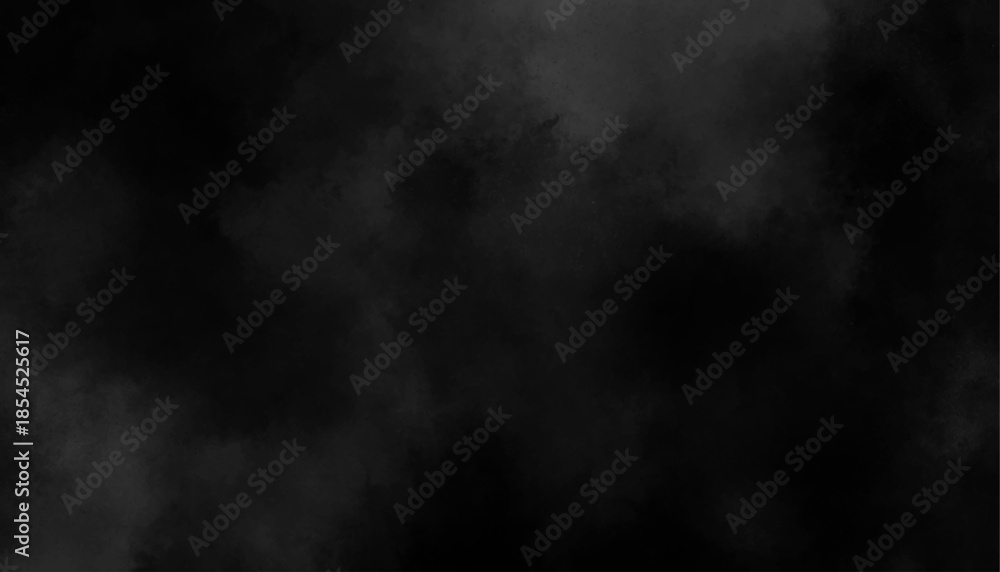 Fototapeta premium Black Watercolor Abstract Texture Background