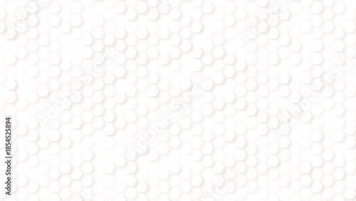modern honeycomb background, vector illustration White seamless hexagon pattern, minimal geometric grid.
