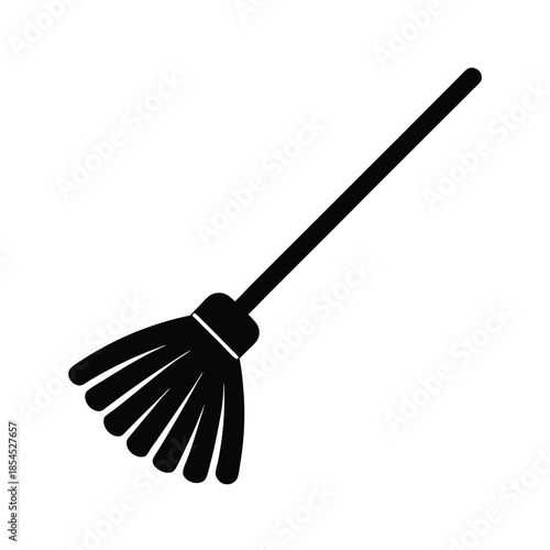 Flat Mop Cleaning Icon
