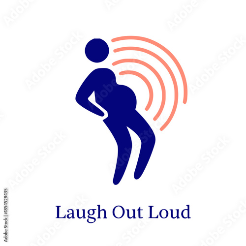 Bent Forward Laughter Icon