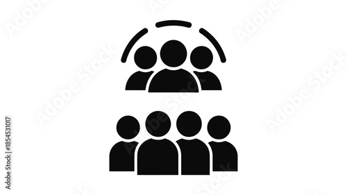 group of people icon representing community and team
