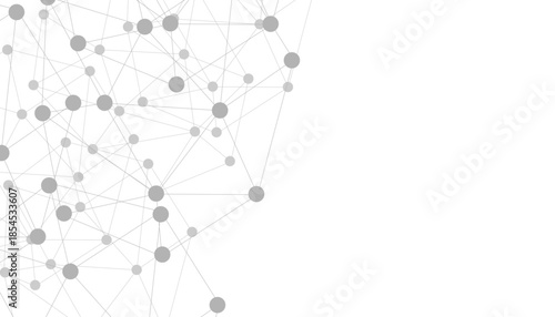 Abstract plexus background with connecting dots and lines. Global network connection