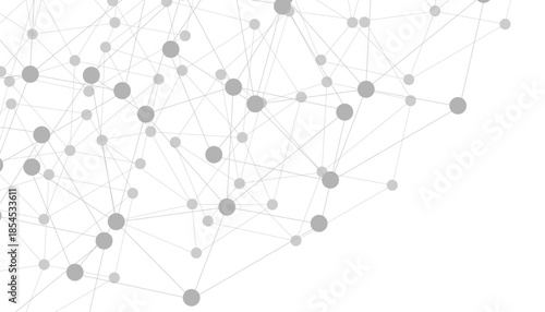 Abstract plexus background with connecting dots and lines. Global network connection