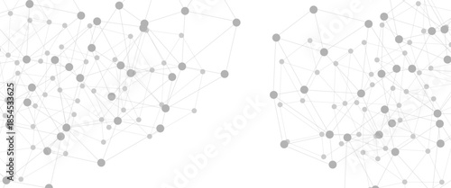 Abstract plexus background with connecting dots and lines. Global network connection