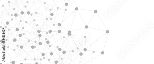 Abstract plexus background with connecting dots and lines. Global network connection