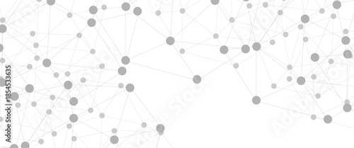 Abstract plexus background with connecting dots and lines. Global network connection
